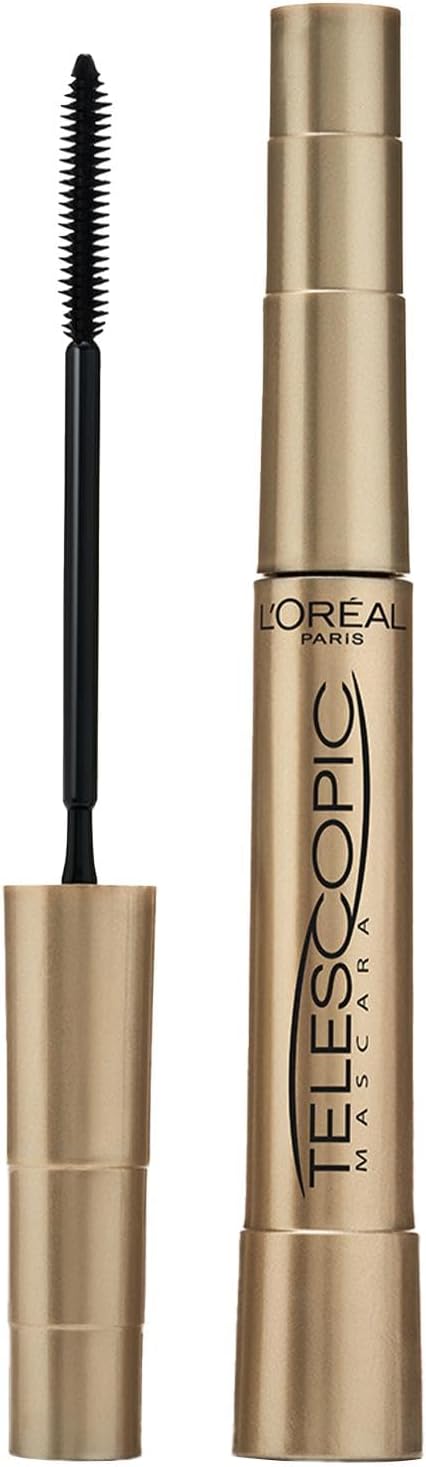 L'Oréal Paris - Mascara Allongeant - Brosse Multi-Peigne Précision et Flexible - Cils Ultra-Allongés et Intensifiés - Telescopic - Teinte : Noir - 8,4ml