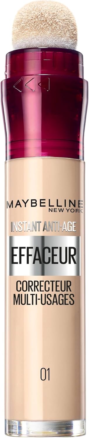 Maybelline New York - Instant Effaceur - Anti-cernes/Correcteur Fluide - Teinte : Beige Rosé (01) - 6,8 ml