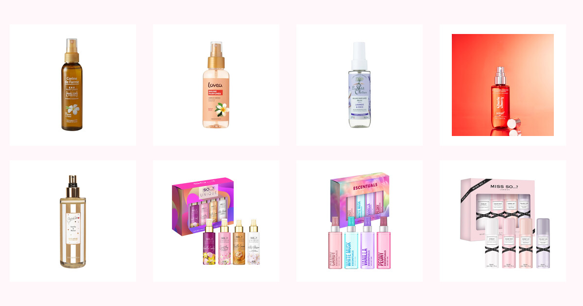 Huit brumes et coffrets parfumés Miss So...?, Escentuals, Corine de Farme, Lovea, Le Petit Olivier, Adopt et Coup de Cœur Parfum