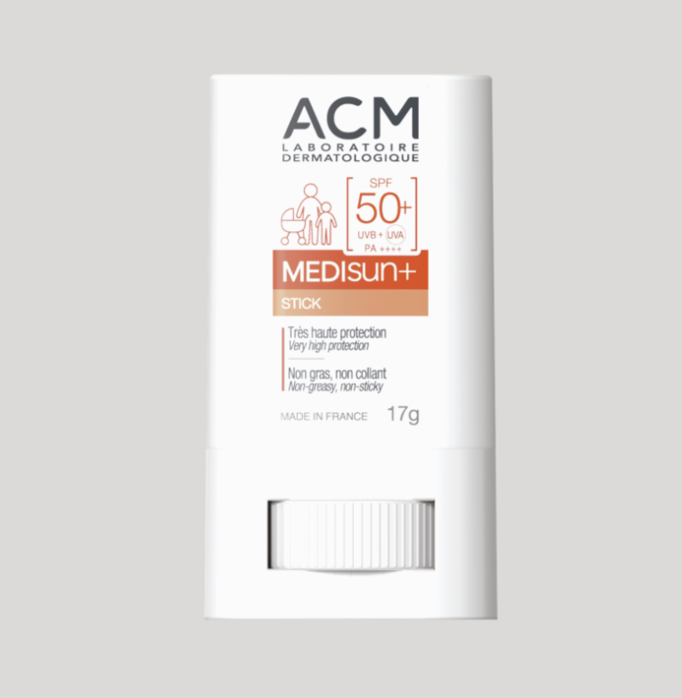 ACM Medisun+ Stick solaire SPF50+ protection nomade