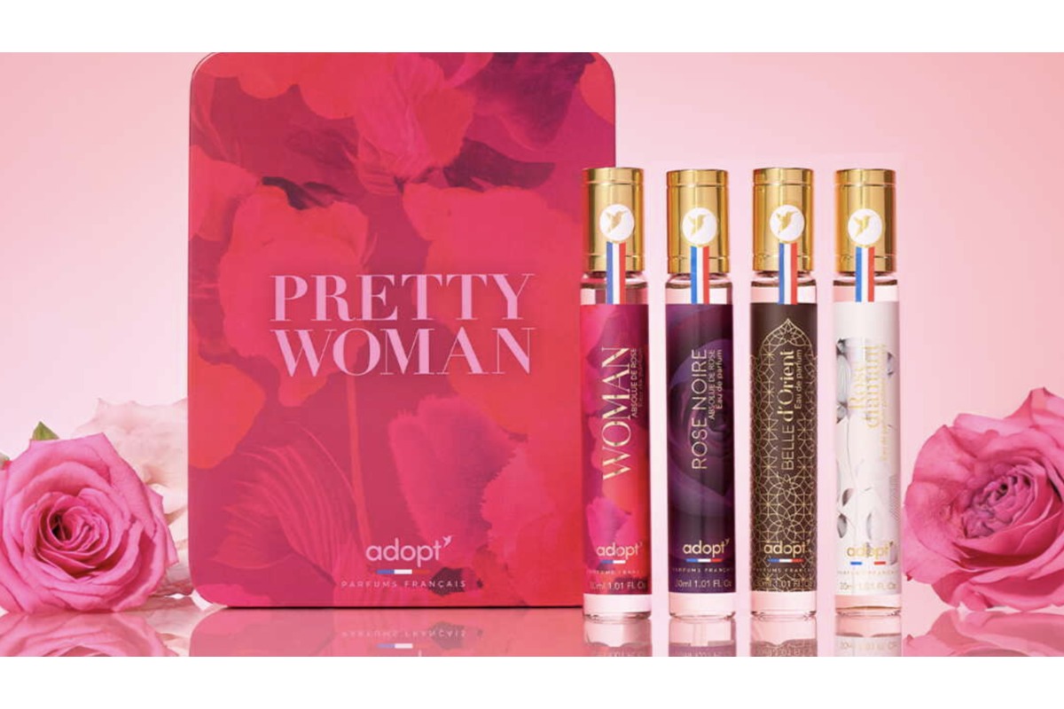 Adopt Pretty Woman coffret métal 4 eaux de parfum 30ml Fête des Mères Rose Noire Woman