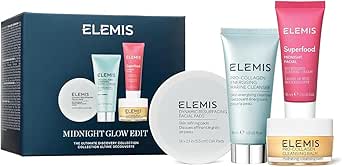 Coffret visage ELEMIS Midnight Glow contenant quatre soins
