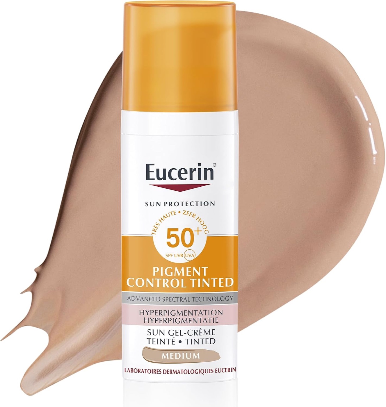 Eucerin Sun Pigment Control Gel-Crème SPF50+ teinté Medium 50 ml