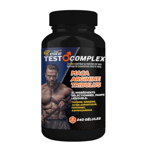 Boîte Italian Elite Testo Complex de 240 gélules