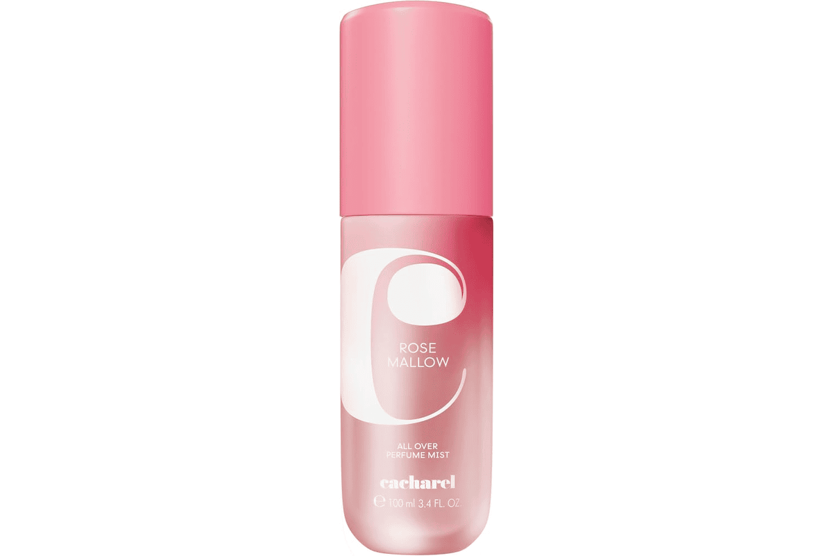 Cacharel Yummy Mist Rose Mallow brume parfumée corps cheveux 100 ml flacon rose