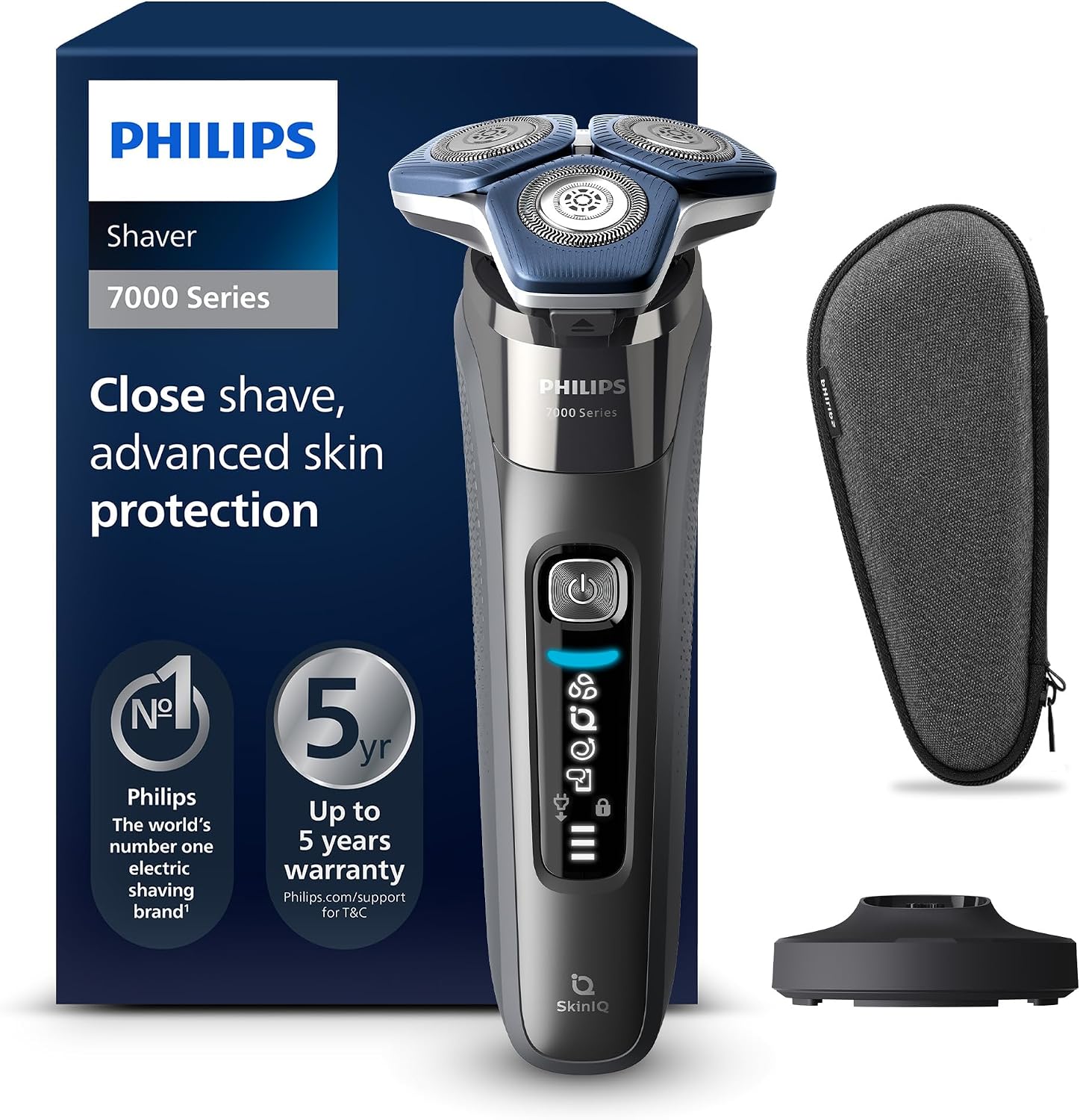 Philips Series 7000 S7887/35 avec socle et coffret de voyage