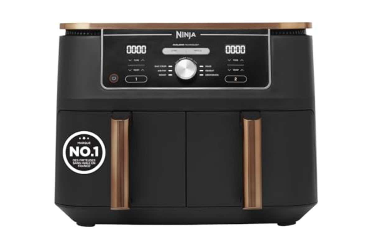 Friteuse sans huile Ninja Foodi Dual Zone AF300EU à deux tiroirs