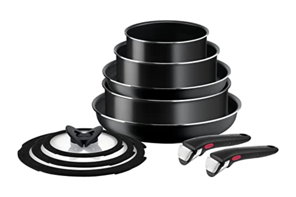 Set de casseroles et poêles Tefal Ingenio avec leur poignée amovible