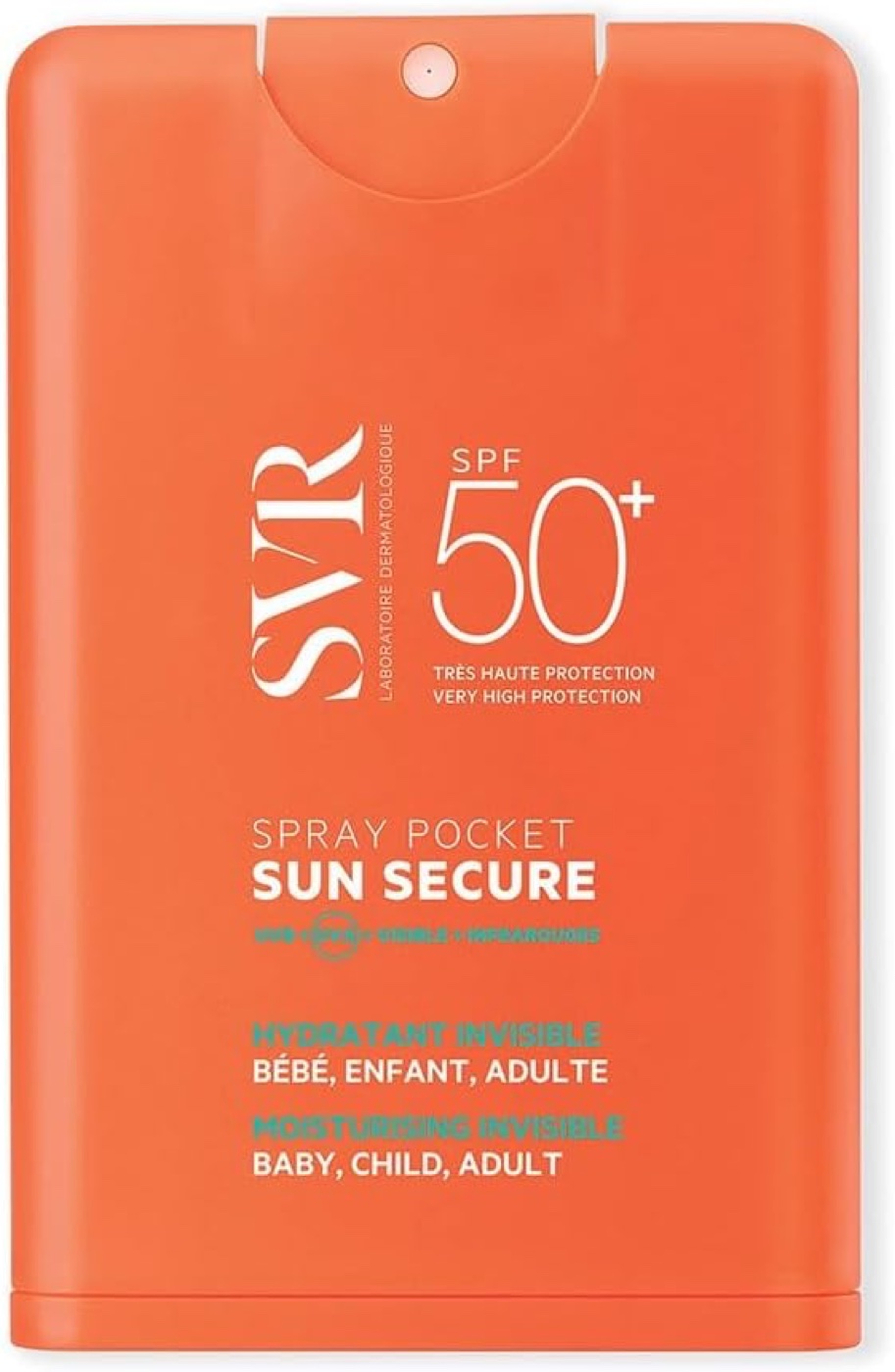 SVR Sun Secure Spray Pocket SPF50+ 20 ml en promotion sur Amazon