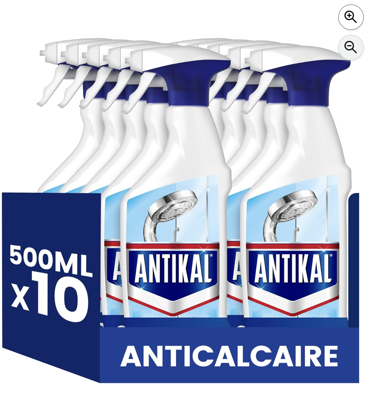 Antikal spray anticalcaire salle de bain lot de 10 x 500 ml