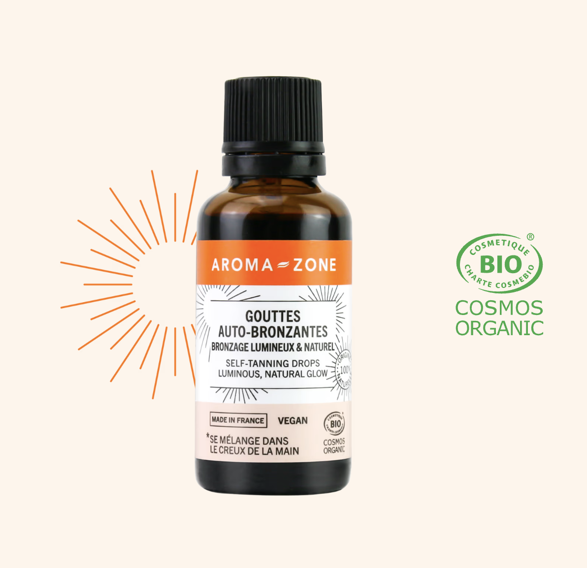 Aroma-Zone gouttes autobronzantes bio