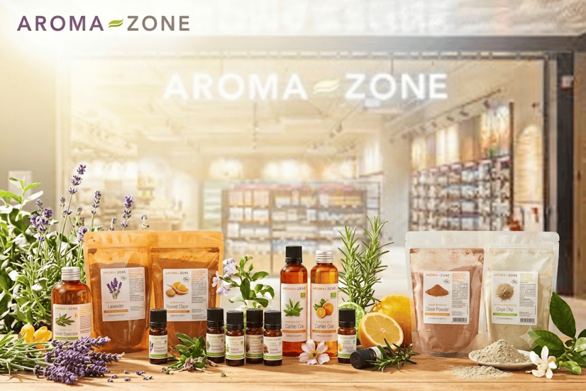 Aroma-Zone avis test cosmétiques naturels sérums huiles essentielles argiles DIY boutique française