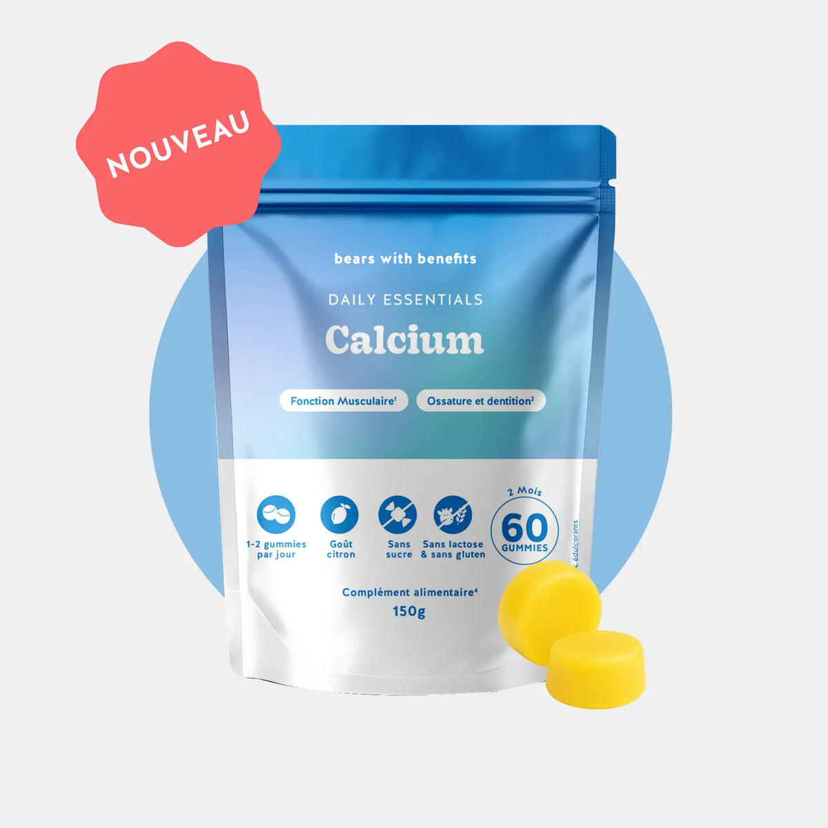 Daily Essentials Calcium Bears With Benefits