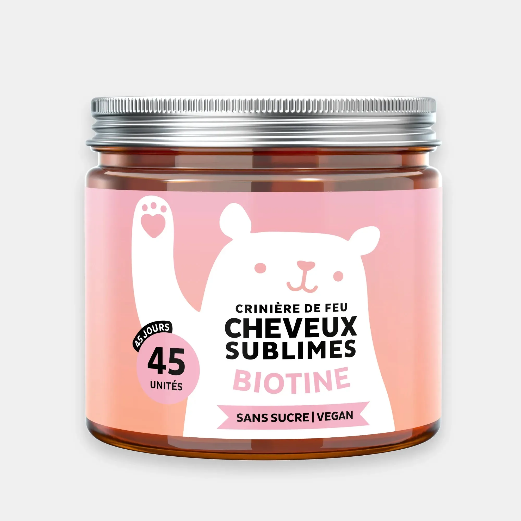 Pot de gummies Bears with Benefits Crinière de Feu Cheveux Sublimes