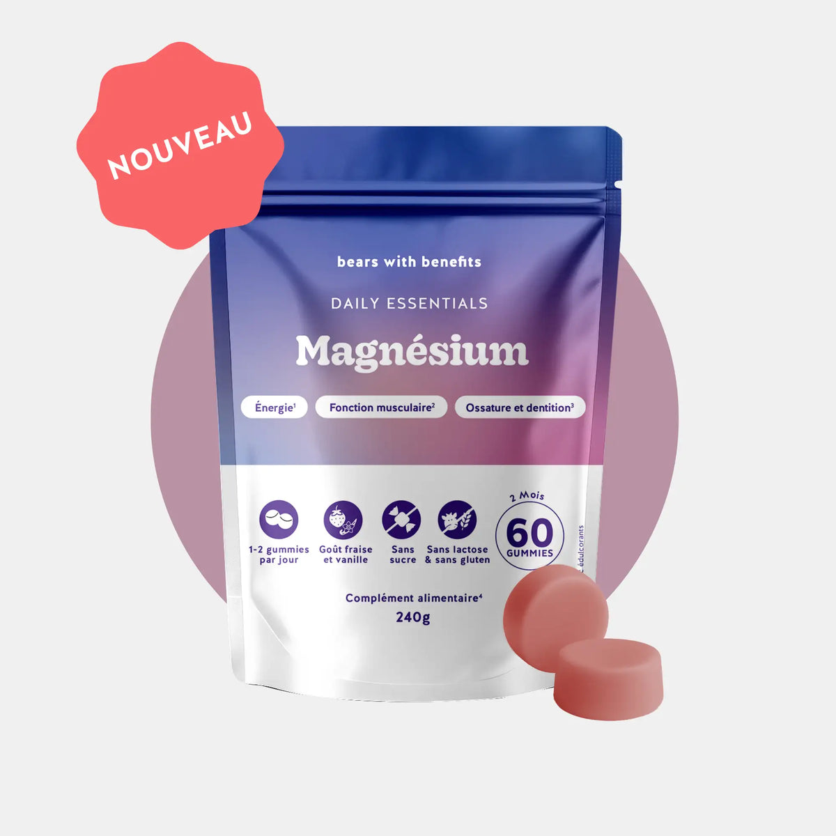 Daily Essentials Magnésium Bears With Benefits