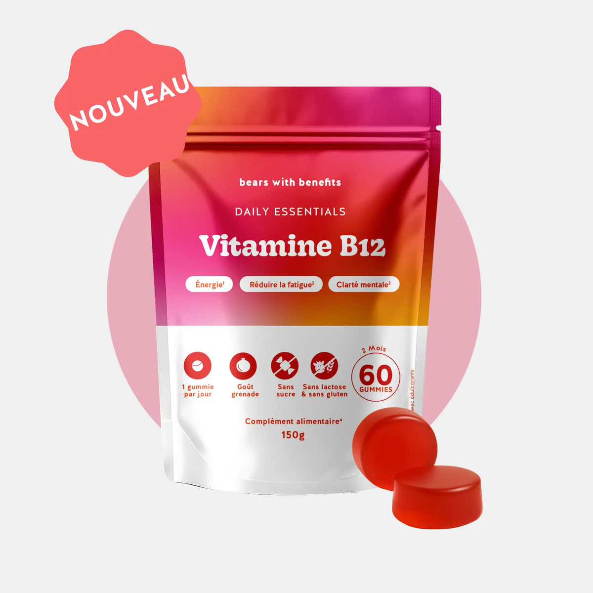 Daily Essentials Vitamine B12 Bears With Benefits