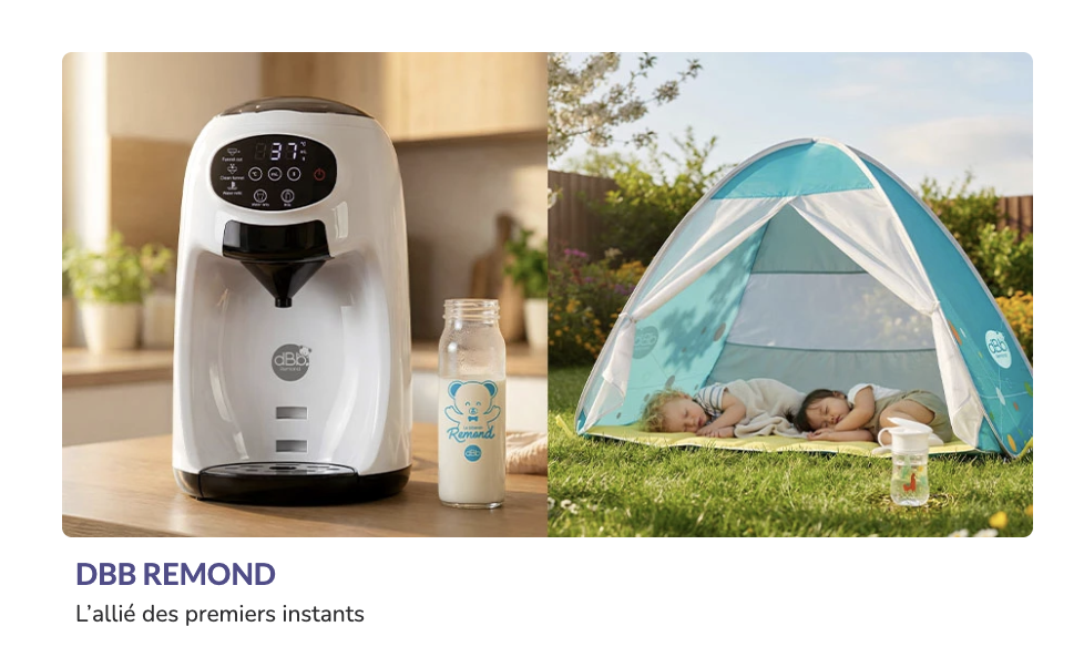 Vente privée DBB Remond chauffe-biberon tente