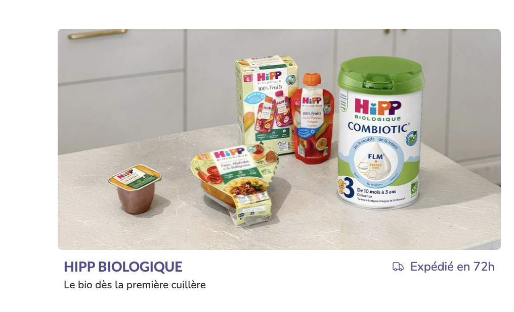 Vente privée HIPP Biologique sur Bebeboutik