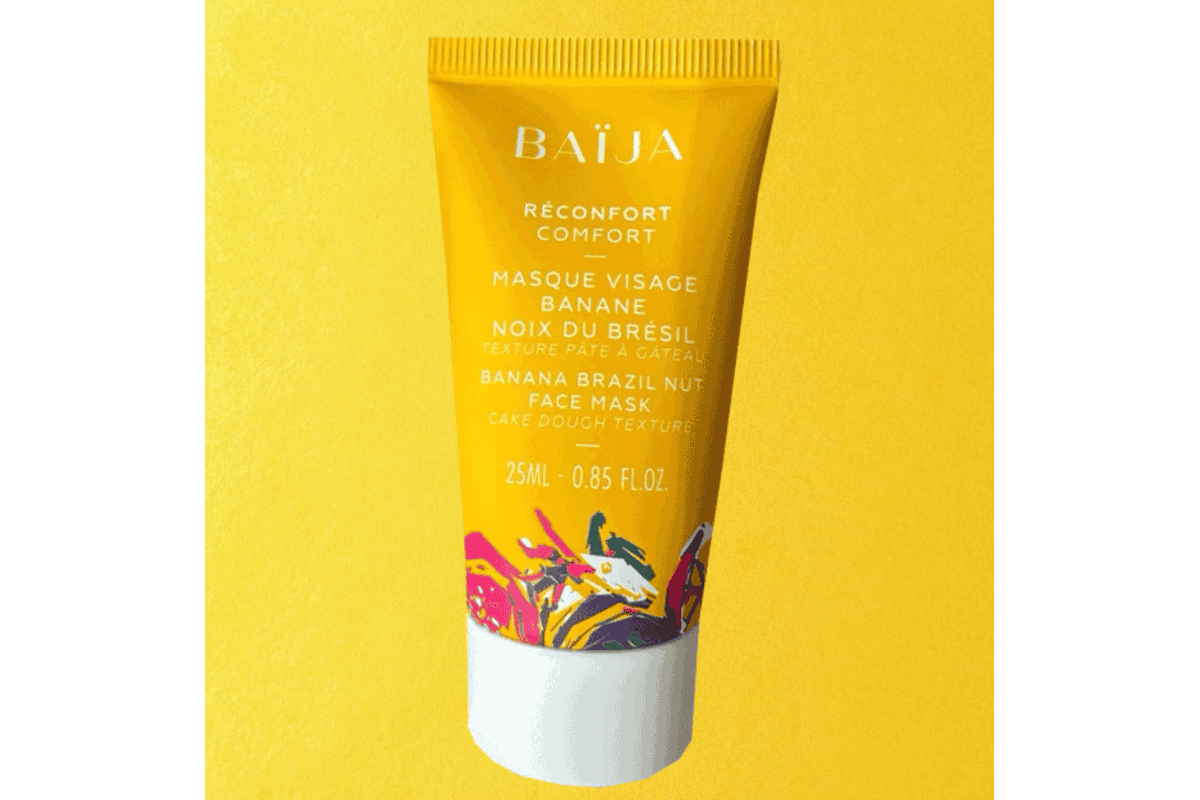 BAÏJA Réconfort Comfort Masque Visage Banane Noix du Brésil édition limitée