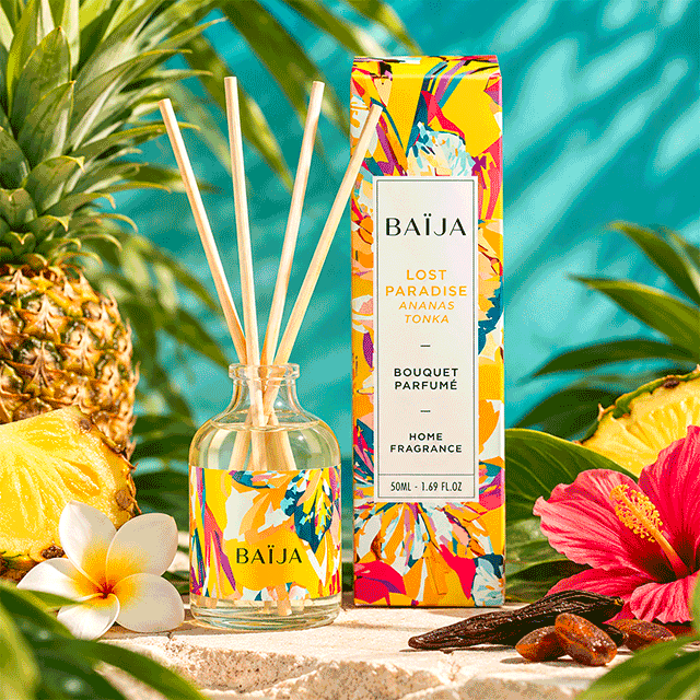 Parfum pour la maison Lost Paradise Baïja inclus dans le coffret offert