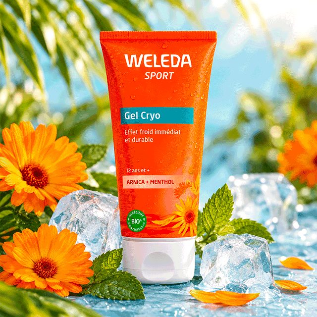 Gel Cryo Weleda inclus dans le coffret Weleda et Florame offert