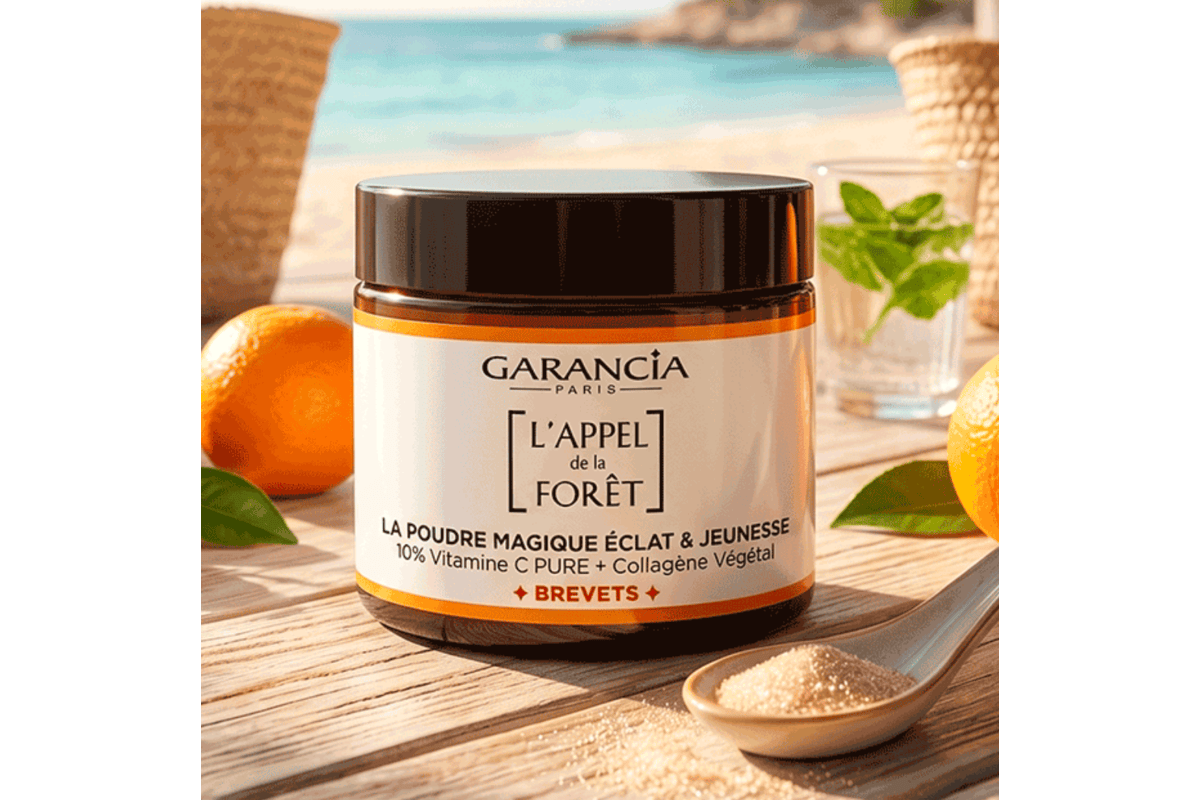 Garancia La Poudre Magique Eclat & Jeunesse l'Appel de la Forêt 10% Vitamine C Pure + Collagène végétal