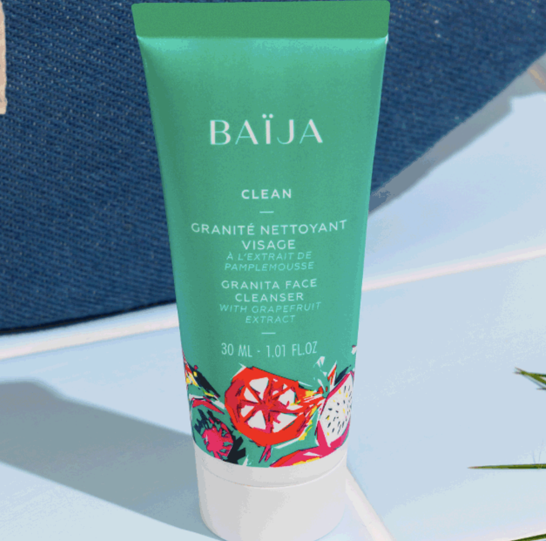 BAIJA Granité Nettoyant Visage exfoliant pamplemousse Biotyfull