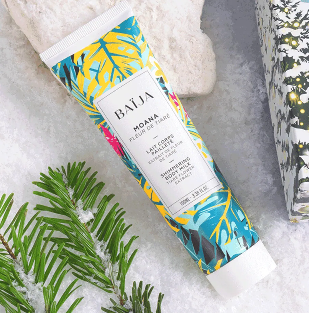 BAIJA MOANA Lait Corps Paillete Fleur de Tiare 100ml shimmering body milk