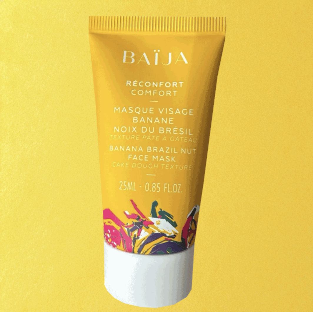 BAIJA Masque Visage Banane Noix du Bresil Reconfort Comfort