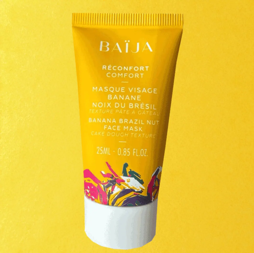 BAIJA Masque Visage Banane Noix du Bresil Reconfort Comfort