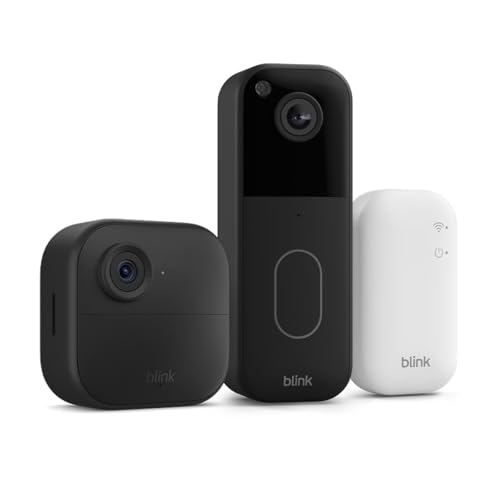Caméra Blink Outdoor 4 avec sonnette vidéo noire