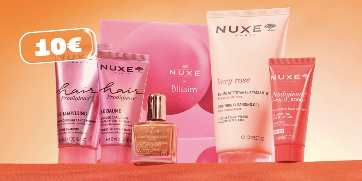 Blissim offre exclusive 2 box beauté à 10€ code BOX10 avril mai 2026