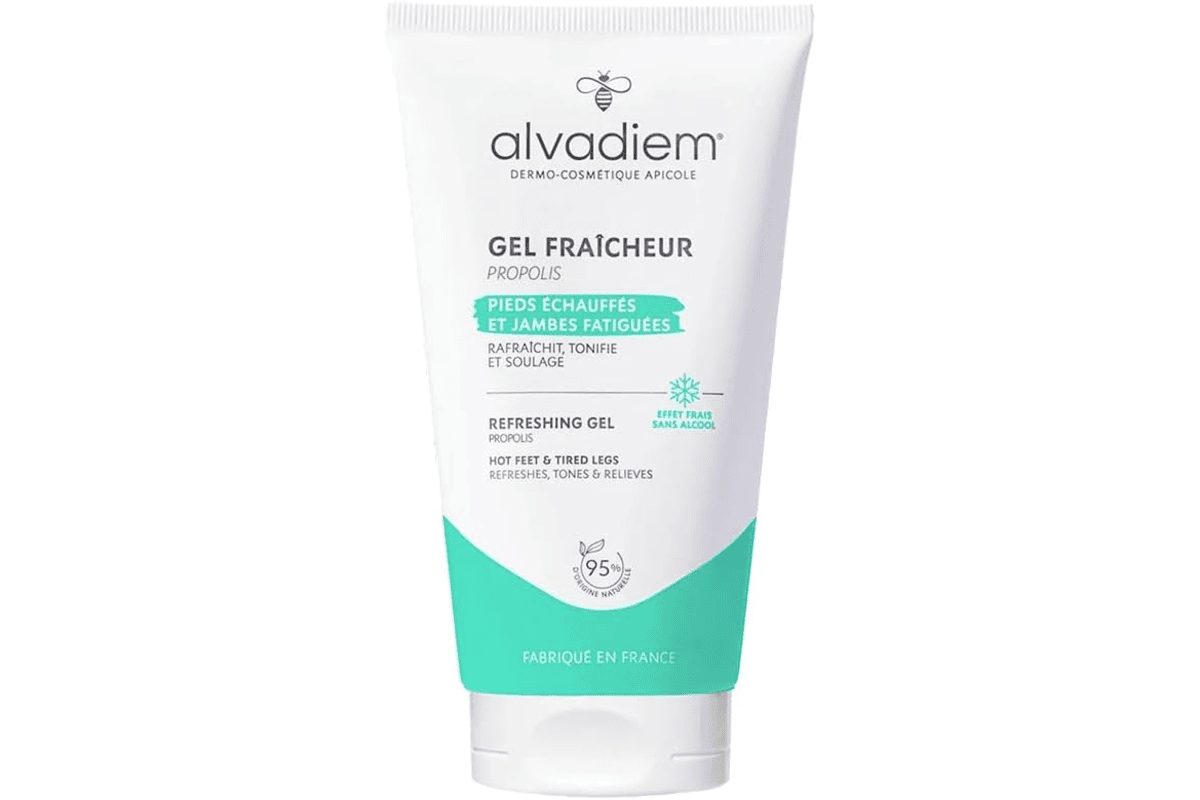 Alvadiem gel fraîcheur Propolis jambes lourdes pieds échauffés soulage rafraîchit tonifie menthol marron d'Inde arnica 18,06 € Amazon