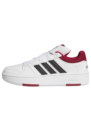 Basket adidas Hoops Classic enfant blanche noire et rouge en taille 34