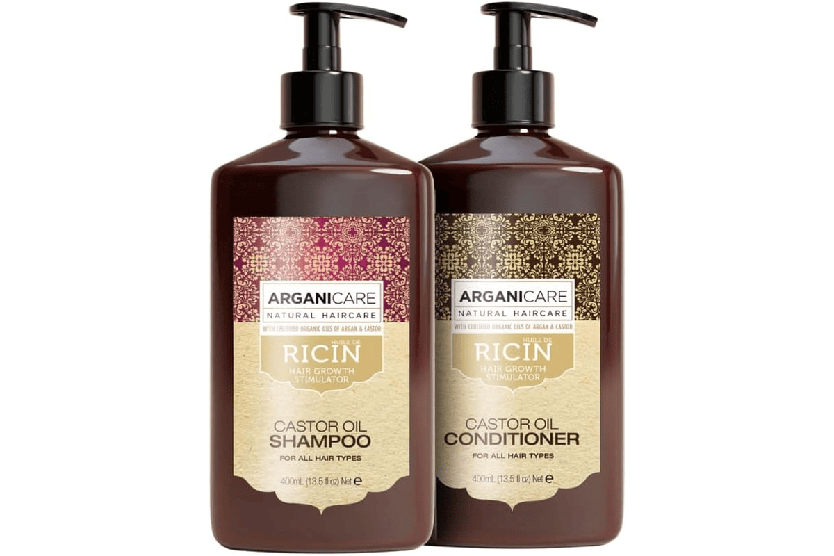 Arganicare Duo Croissance Huile de Ricin Bio duo cheveux croissance 28,45 € bon plan Amazon