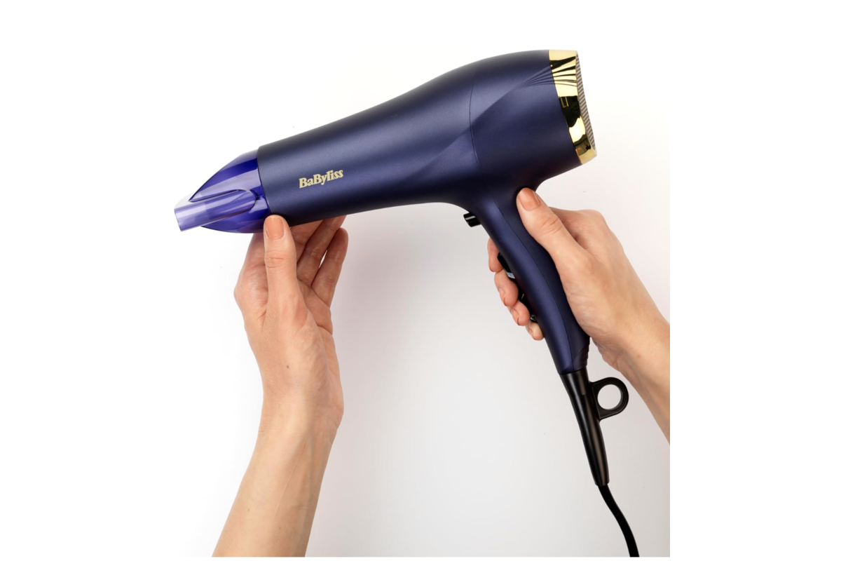 BaByliss sèche-cheveux Midnight Luxe 2300W ionique anti-frisottis 5781PE bleu nuit Amazon French Week 32,99€