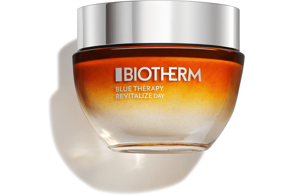 Biotherm Blue Therapy Revitalized crème de jour anti-âge peaux sèches fatiguées éclat redensification Amazon