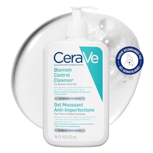 Flacon pompe CeraVe Gel Moussant Anti-Imperfections 473 ml