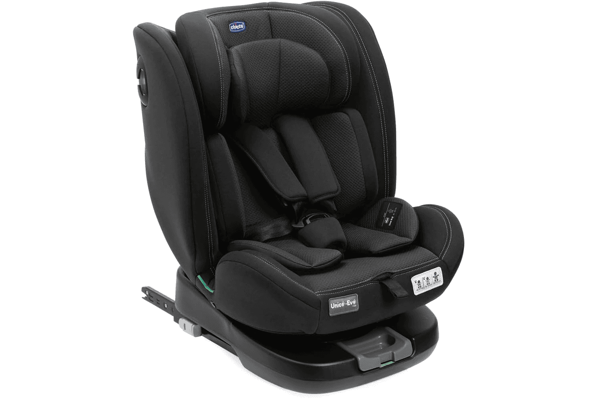 Chicco UnicoEvo i-Size siège auto 0 36 kg homologué ECE R129 ISOFIX 360 pivotant inclinable groupe 0+ 1 2 3 0 à 12 ans Black