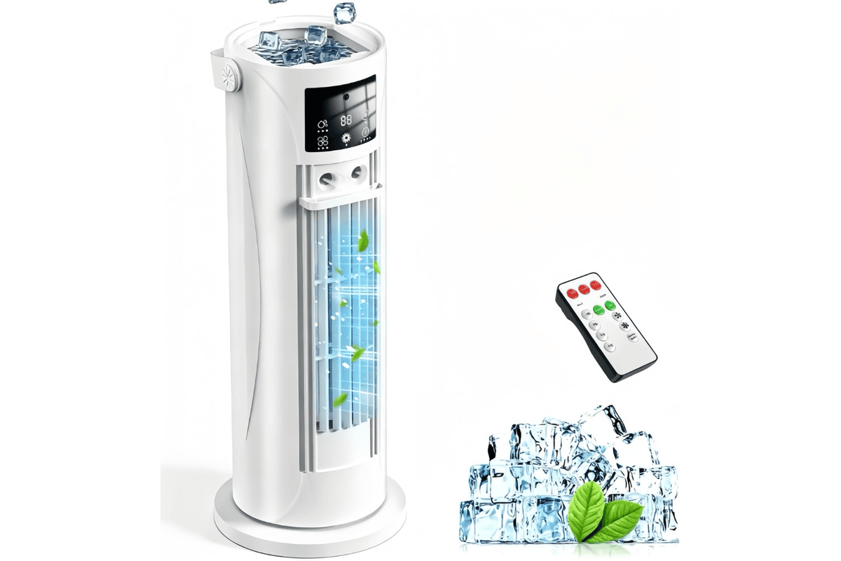 Rafraîchisseur d'air Mobile 4-en-1 mode tempête rafraîchisseur portable 129,99 € bon plan Amazon