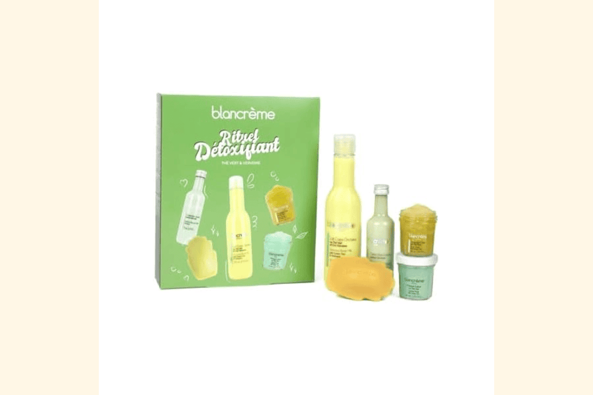 Coffret Cadeau Rituel Détoxifiant Thé Vert Verveine (5 produits) bon plan Amazon juin 2026 prix promo 19,00 euros