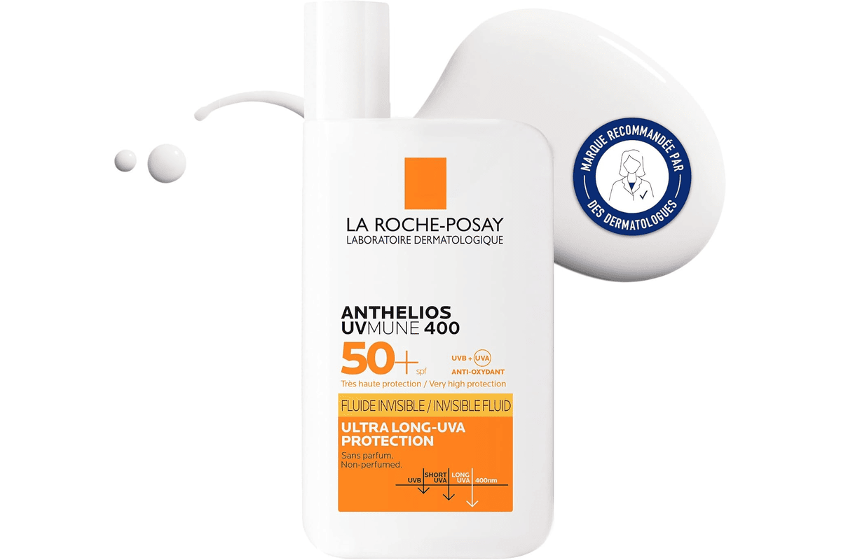La Roche-Posay Anthelios UVMUNE 400 Fluide Invisible SPF50+ Sans Parfum 50ml bon plan Amazon avec coupon 9,52€