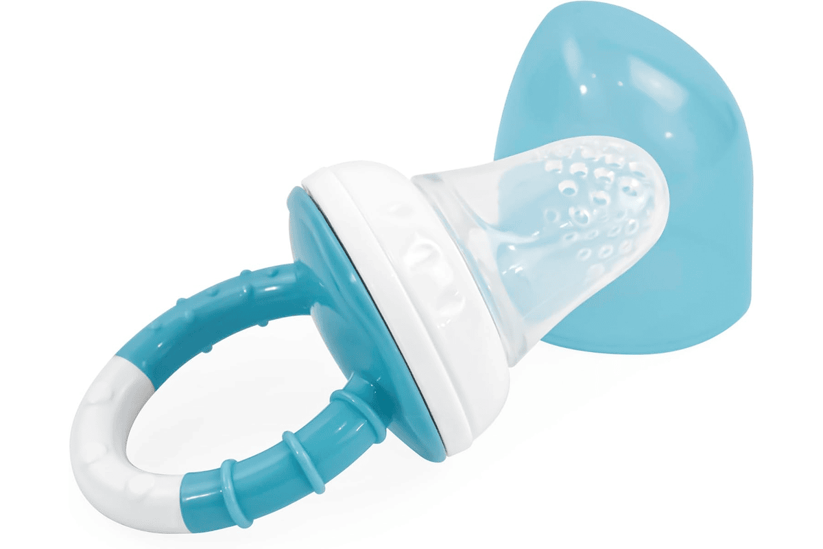 dBb Remond Sucette Découverte grignoteuse bébé filet téterelle silicone bleu capuchon diversification alimentaire 6 mois 6,70 € Amazon