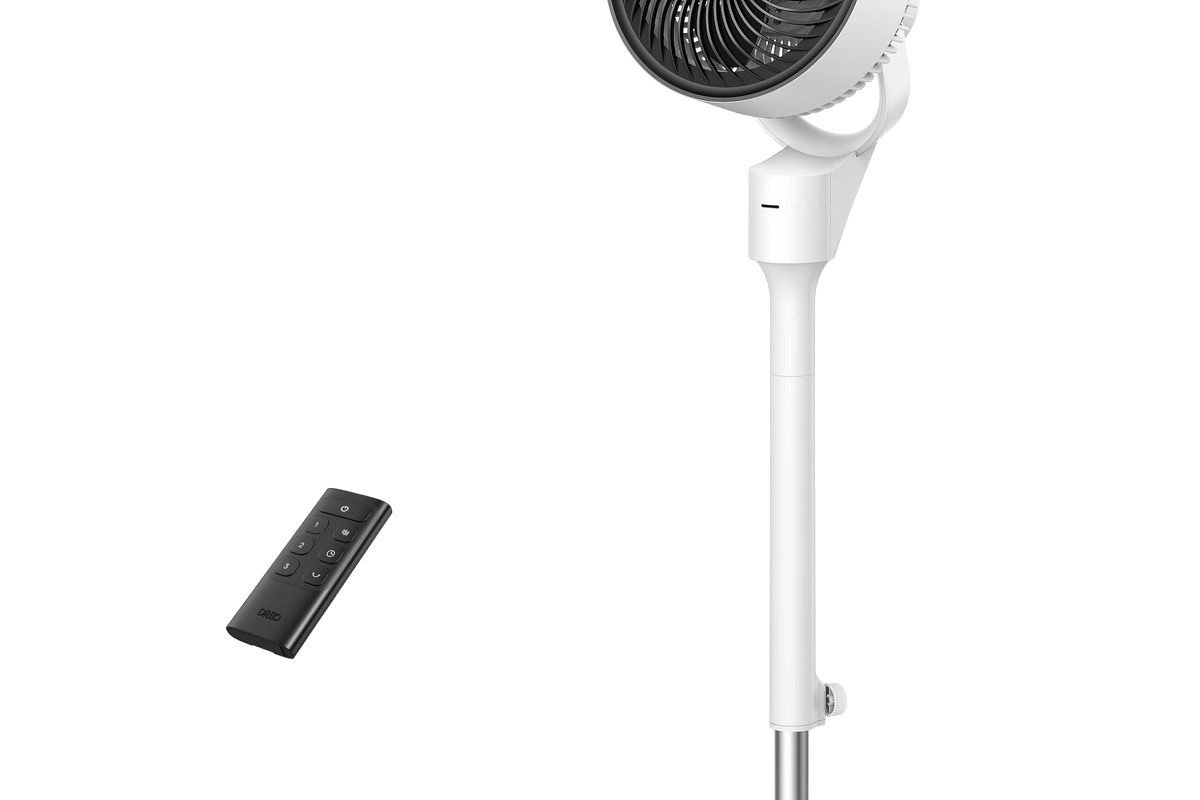 Bon plan Amazon DREO ventilateur silencieux 25 dB sur pied télécommande 24m hauteur réglable 86-104 cm 75,99€ au lieu de 79,99€ canicule été 2026