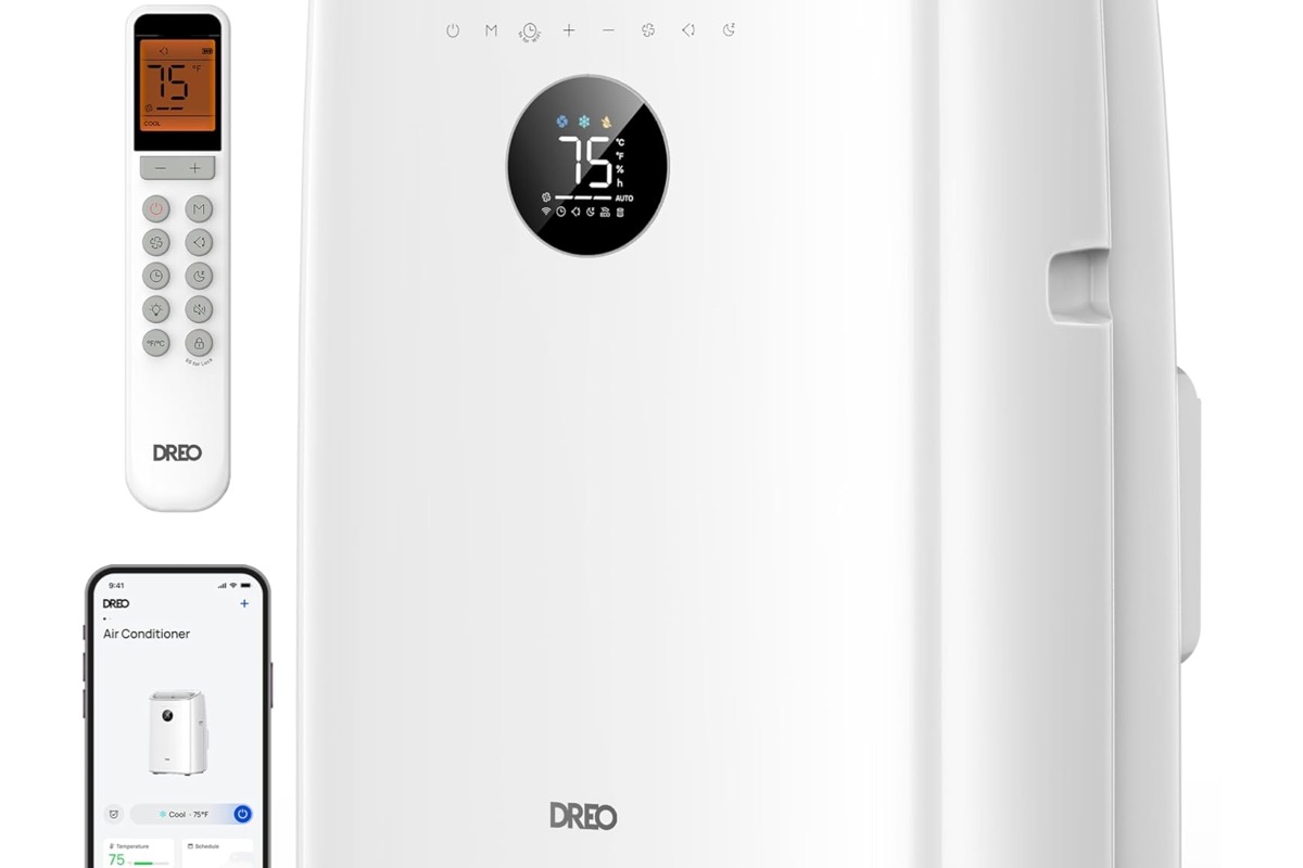 Deal du Jour Amazon DREO climatiseur mobile 7500 BTU 3-en-1 refroidissement ventilation déshumidification AC318S contrôle app voix kit fenêtre 399,99€ au lieu de 459,99€ canicule été 2026