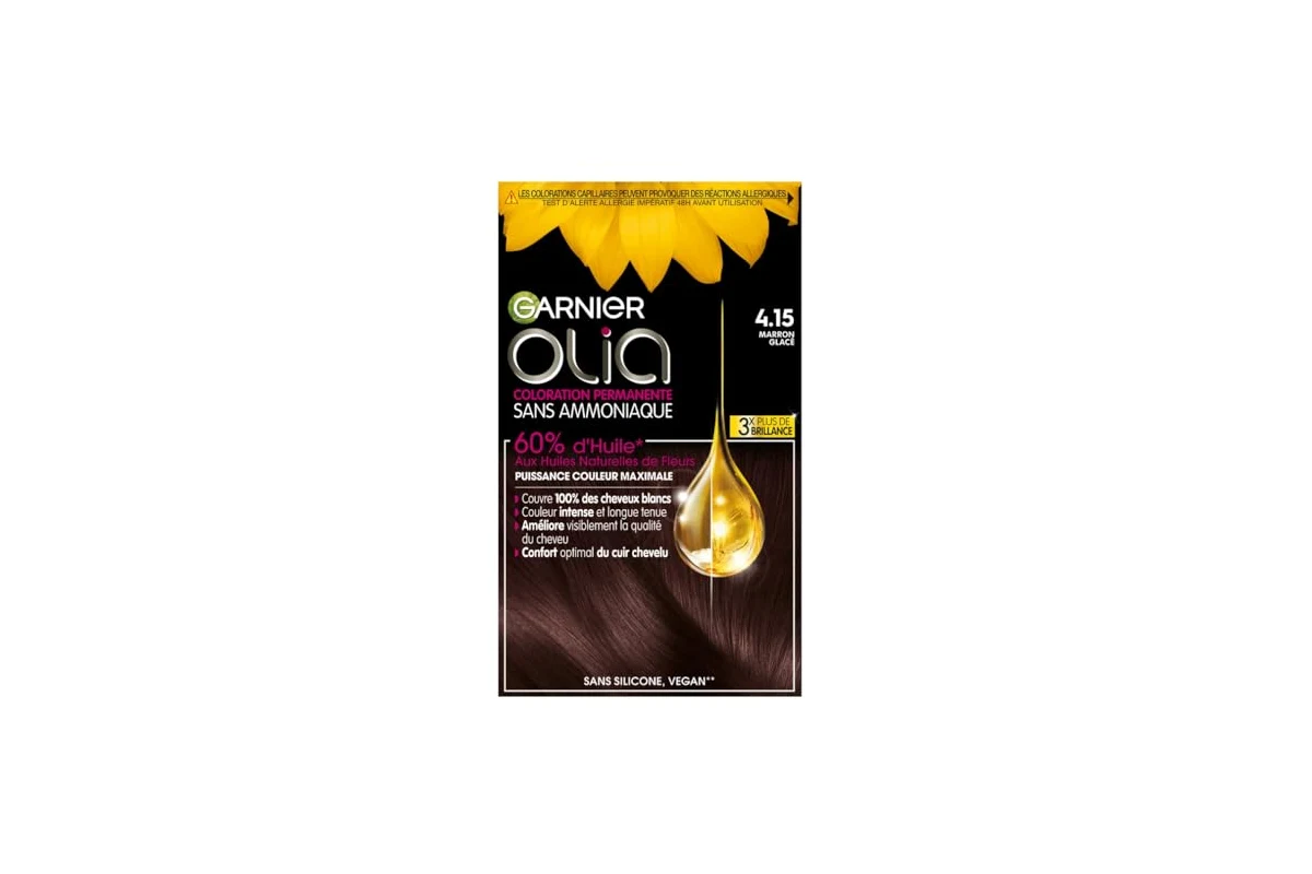 Coloration Garnier Olia Marron Glacé 4.15