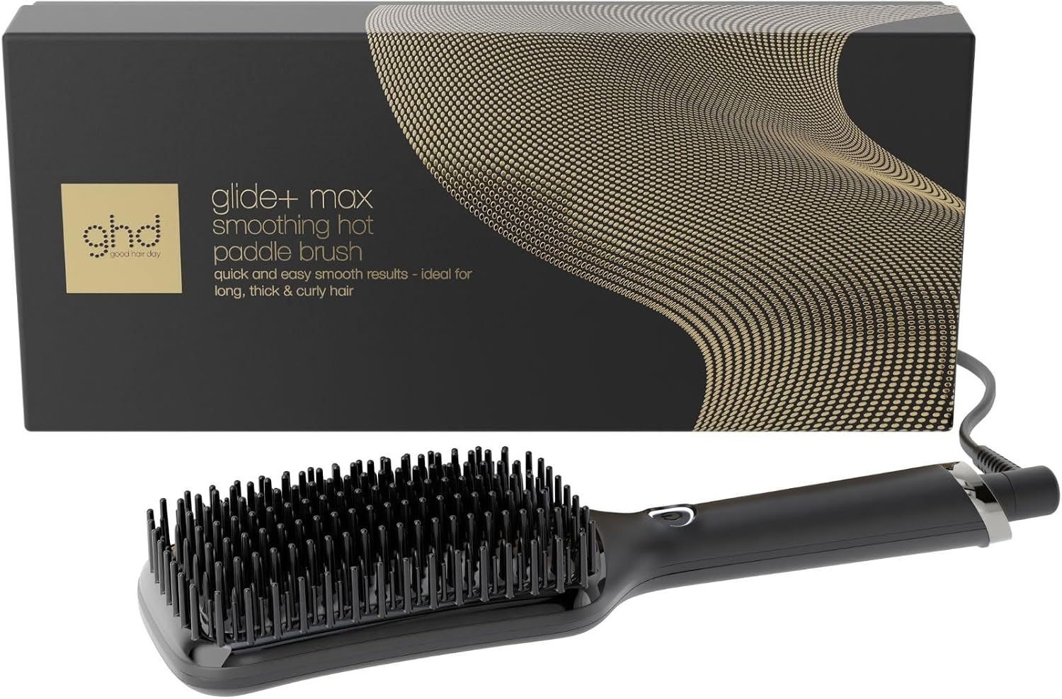Brosse chauffante lissante noire GHD Glide+ Max