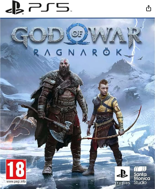 Jeu God of War Ragnarök PS5 en promotion sur Amazon