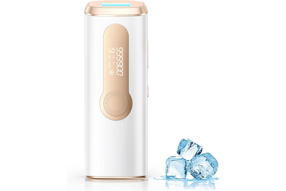 Bon plan Amazon Haarlosy IPL epilateur lumiere pulsee refroidissement 999900 flashes 9 niveaux 3 modes HR SC RA mai 2026