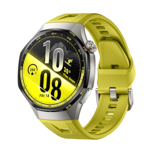 Huawei Watch GT 7 Pro 46 mm jaune en promotion sur Amazon avec le code HUAWEIFR20